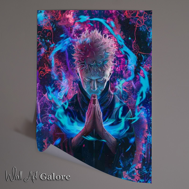 Buy Unframed Poster : (Yuji Itadori with is hands together)