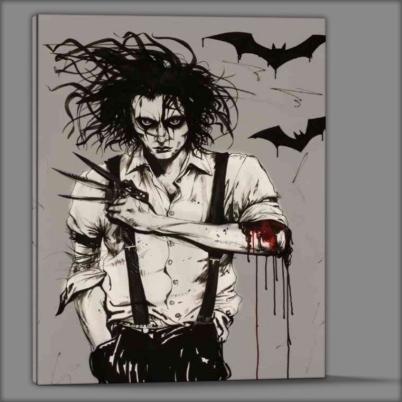 Buy Canvas : (Edward Scissorhands style painting)