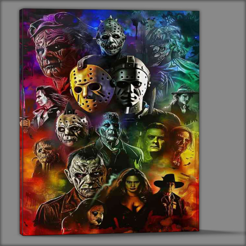 Buy Canvas : (Famous horror movie poster)
