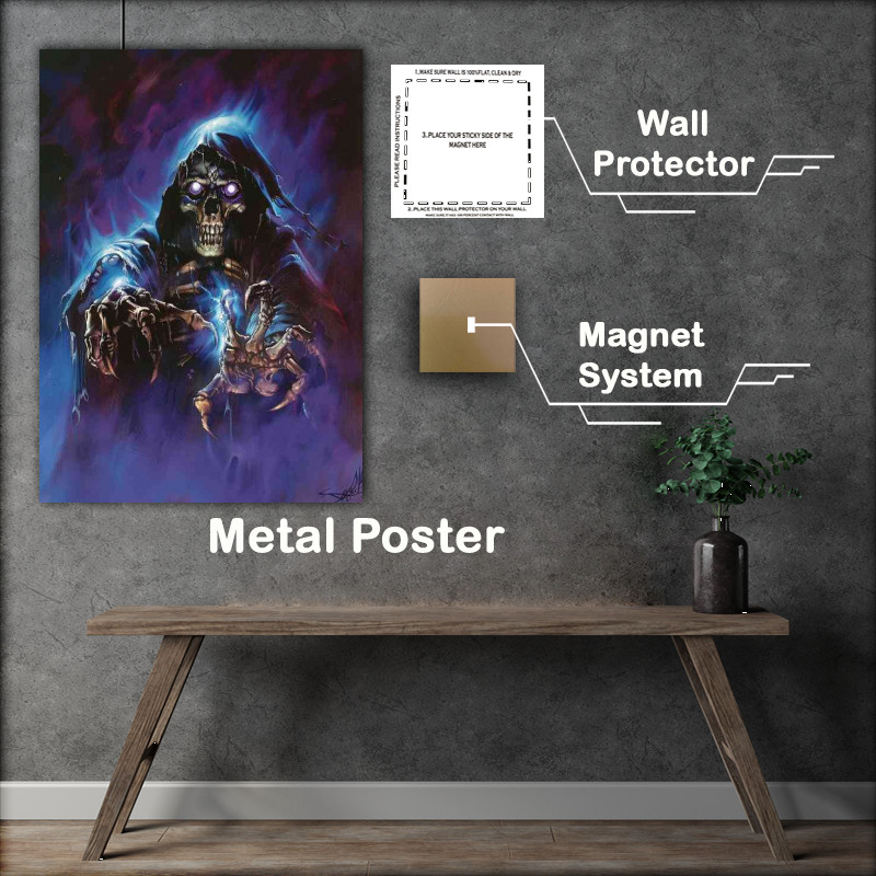 Buy Metal Poster : (Grim reaper horror movie)