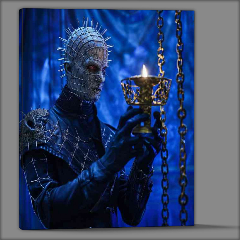 Buy Canvas : (Hellraisers pinhead holding an open golden)