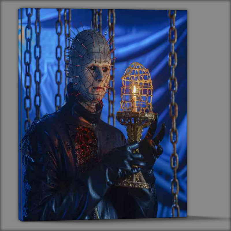 Buy Canvas : (Hellraisers pinhead holding an open golden candle)