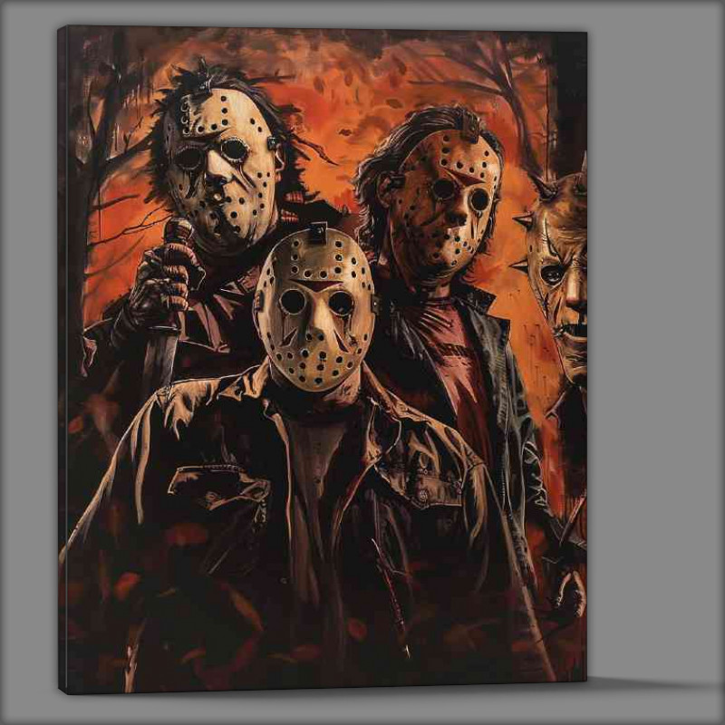 Buy Canvas : (Michael Myers masked horroe friday 13th)