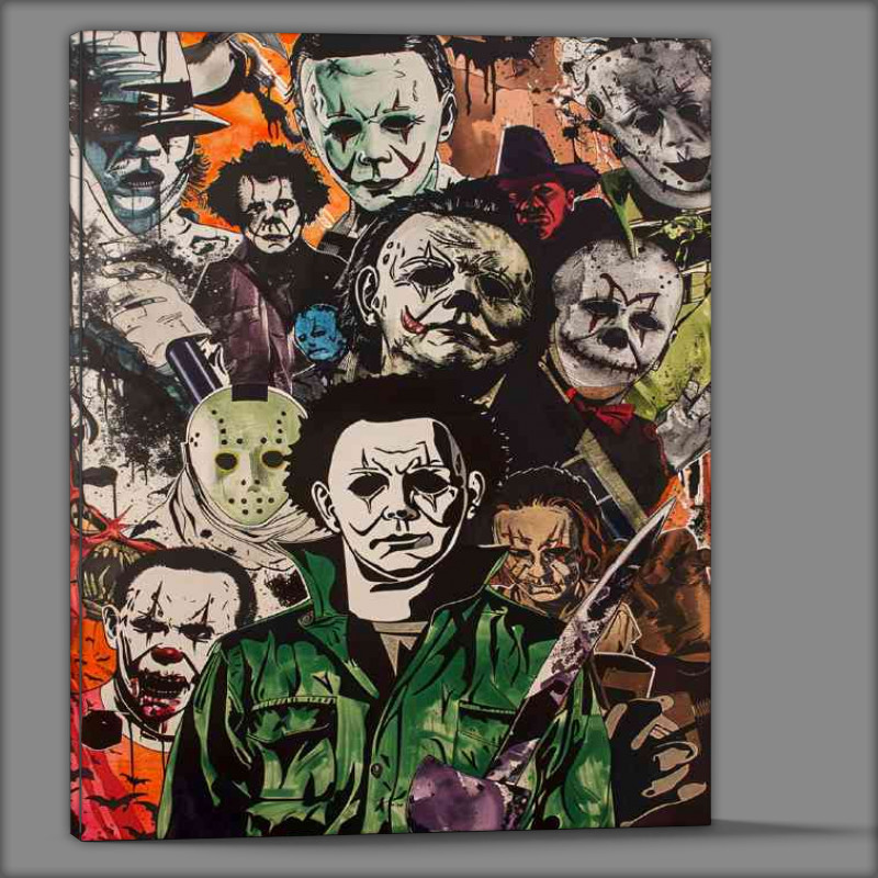 Buy Canvas : (Movie characters Including horror masks)
