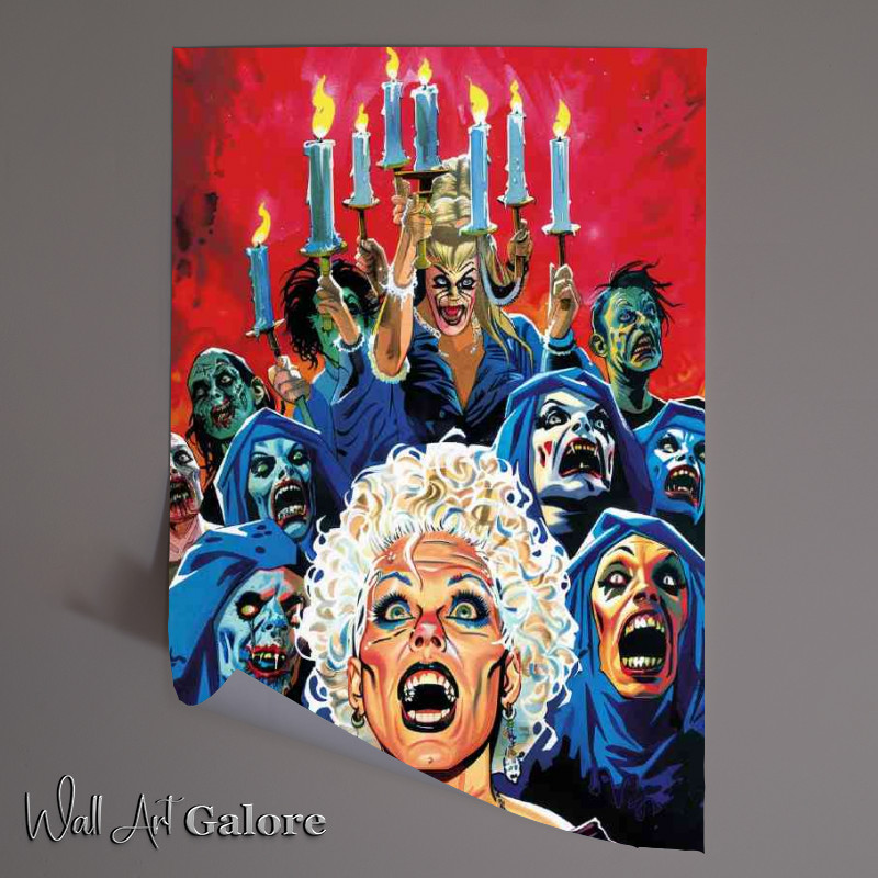 Buy Unframed Poster : (Movie poster creepy eyes behind people)