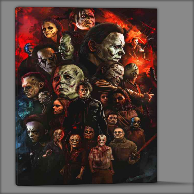 Buy Canvas : (Nightmare horror movie characters)