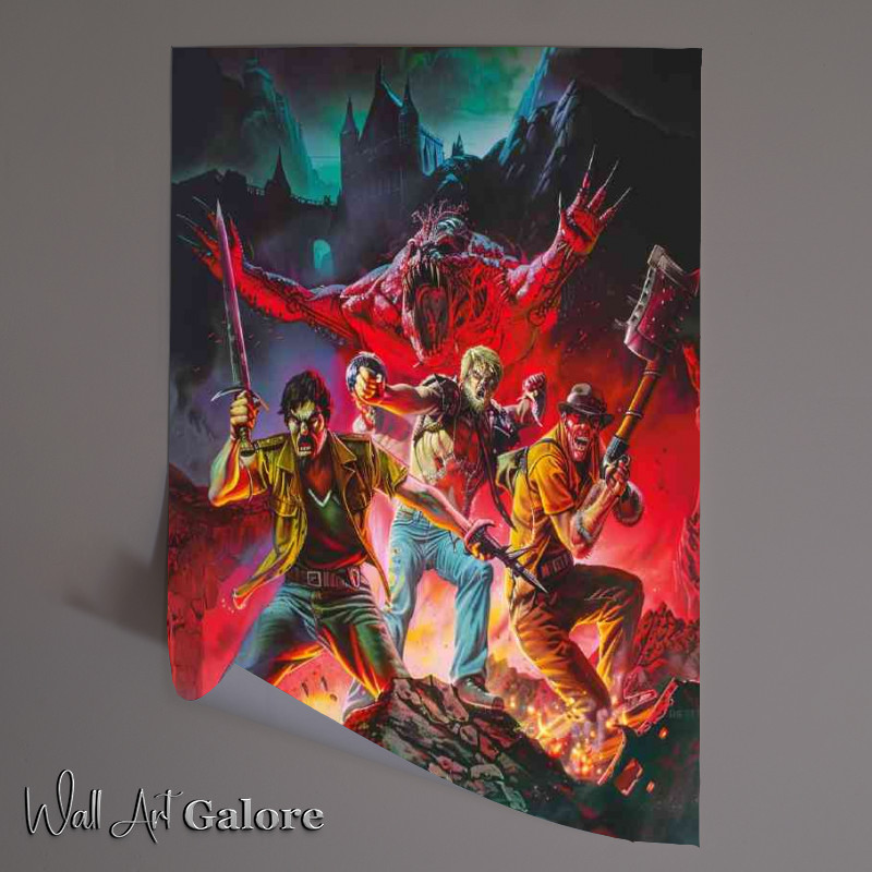 Buy Unframed Poster : (The night zombies and monsters)