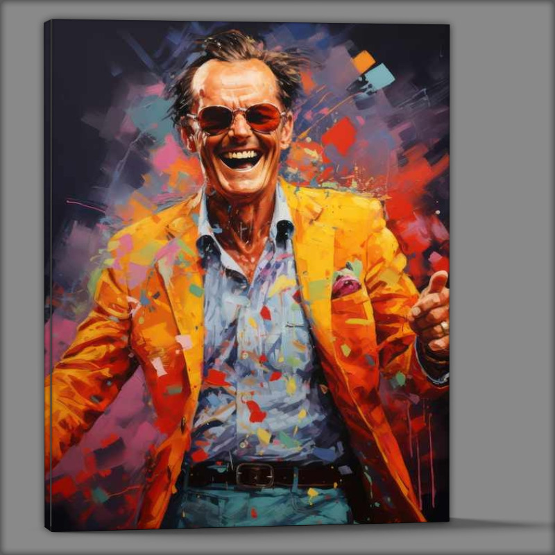 Buy Canvas : (Jack Nicholson Very colourful)