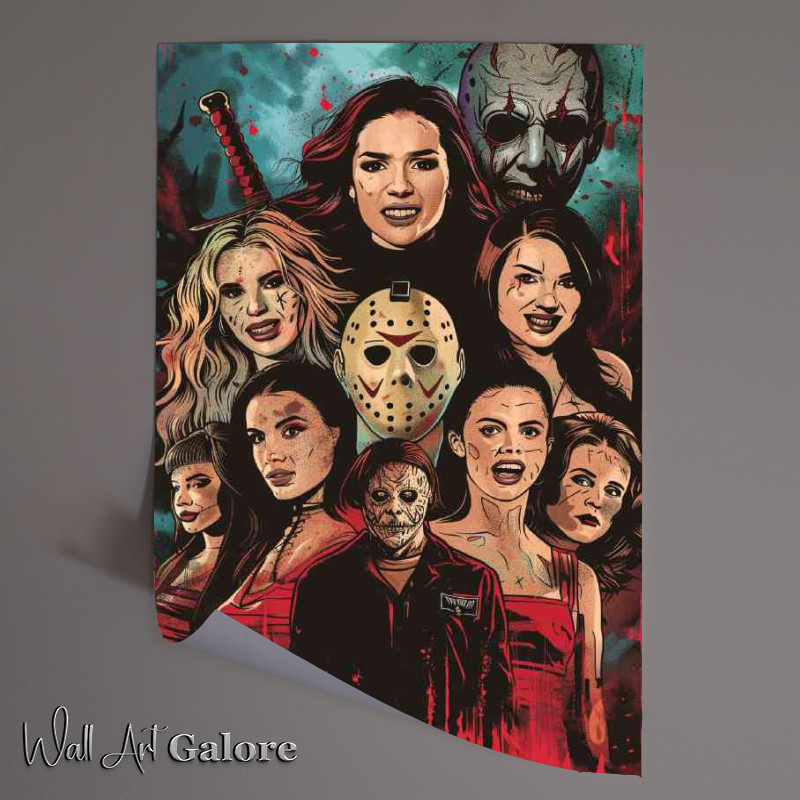 Buy Unframed Poster : (Top horror movie characters Freddy kruger)