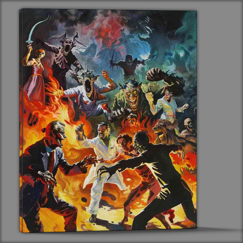 Buy Canvas : (Zombie monsters zombies and witches)