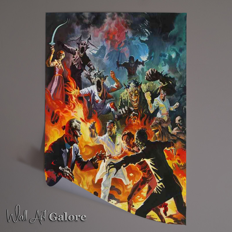 Buy Unframed Poster : (Zombie monsters zombies and witches)
