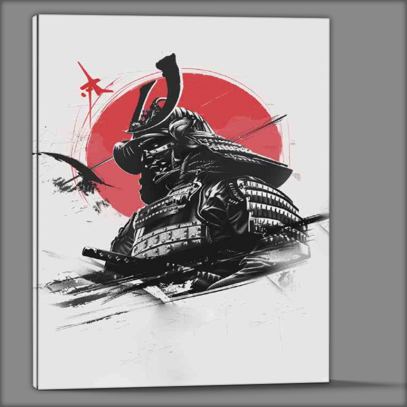 Buy Canvas : (Dynamic poster design Japanese Samurai)