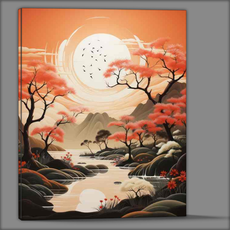 Buy Canvas : (Mountains Mysteries and Cherry Blossoms Japans Scenic Trails)
