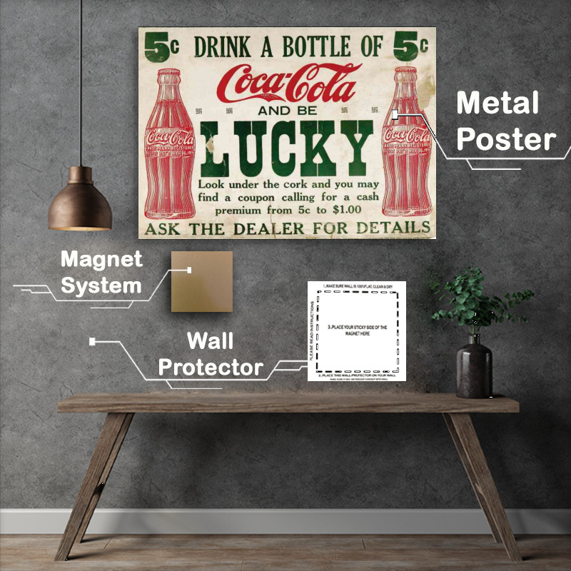 Buy Metal Poster : (Drink a bottle)