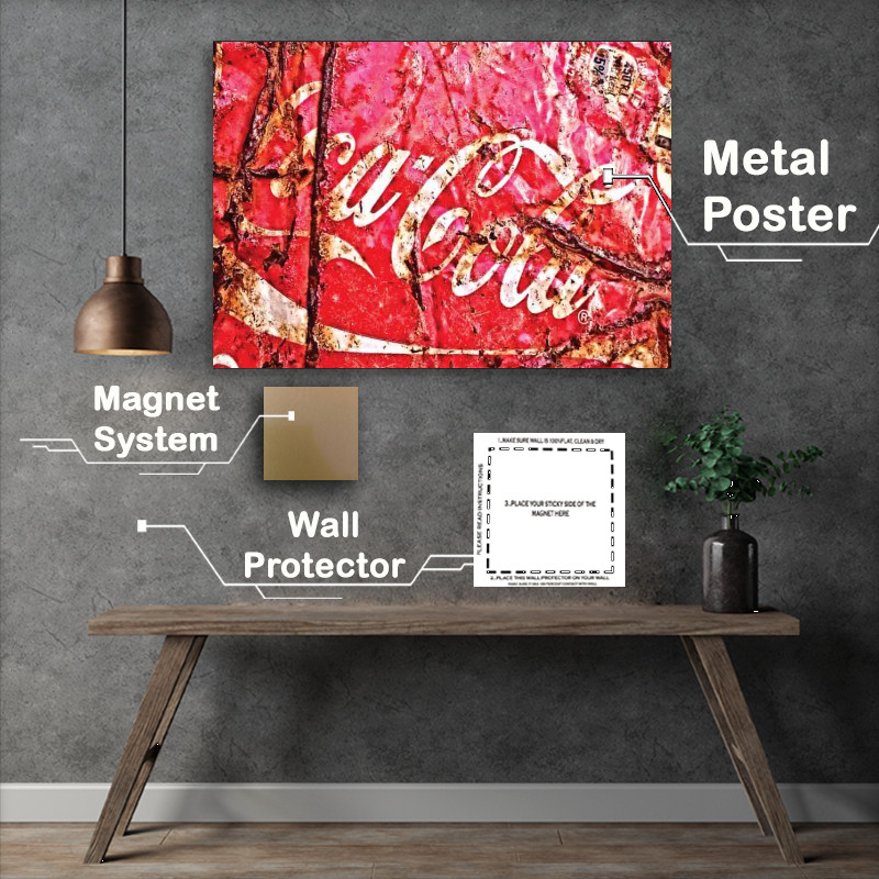 Buy Metal Poster : (Rusty cola)