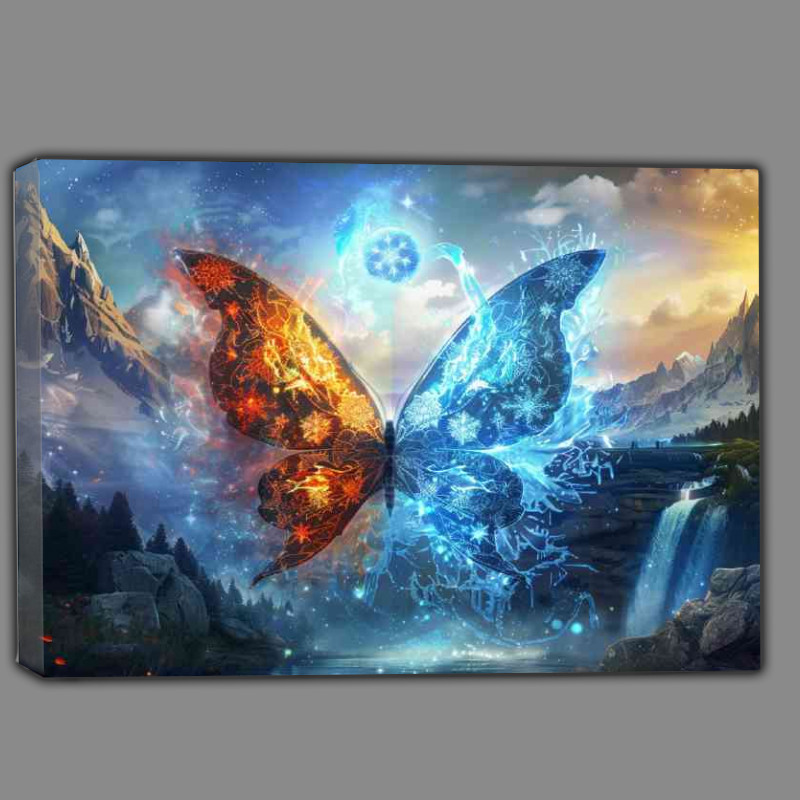 Buy Canvas : (Stunning Illustration fantasy butterfly)
