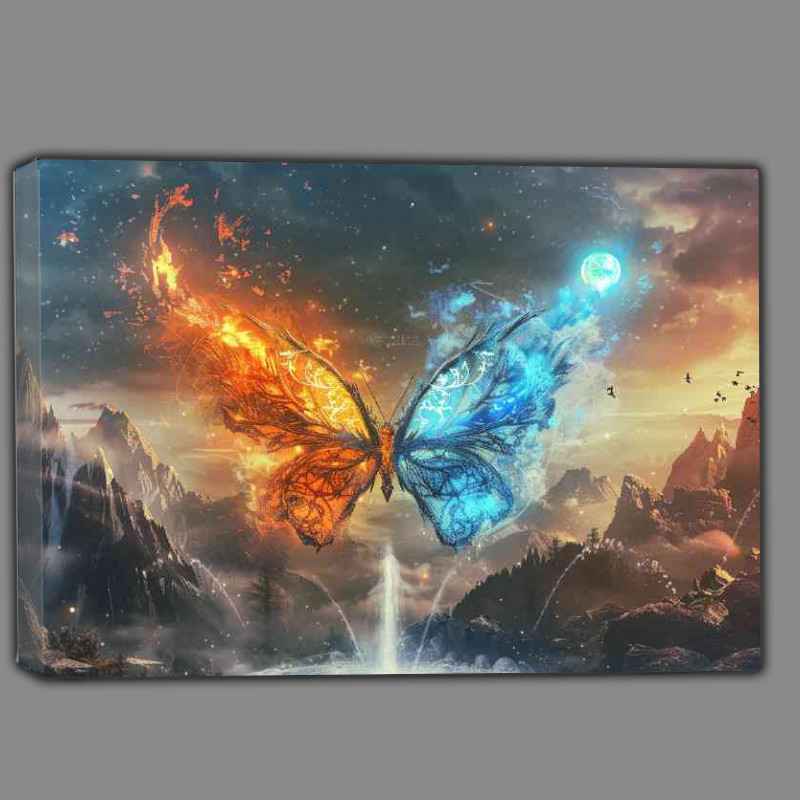 Buy Canvas : (Stunning Illustration of an epic fantasy butterfly)