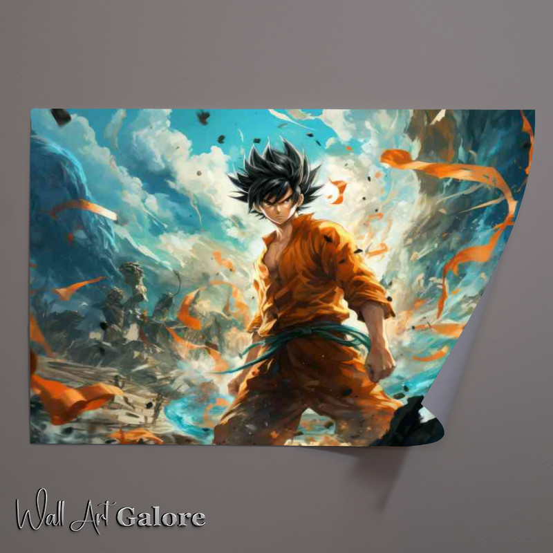 Buy Unframed Poster : (Poster style fighting anime)