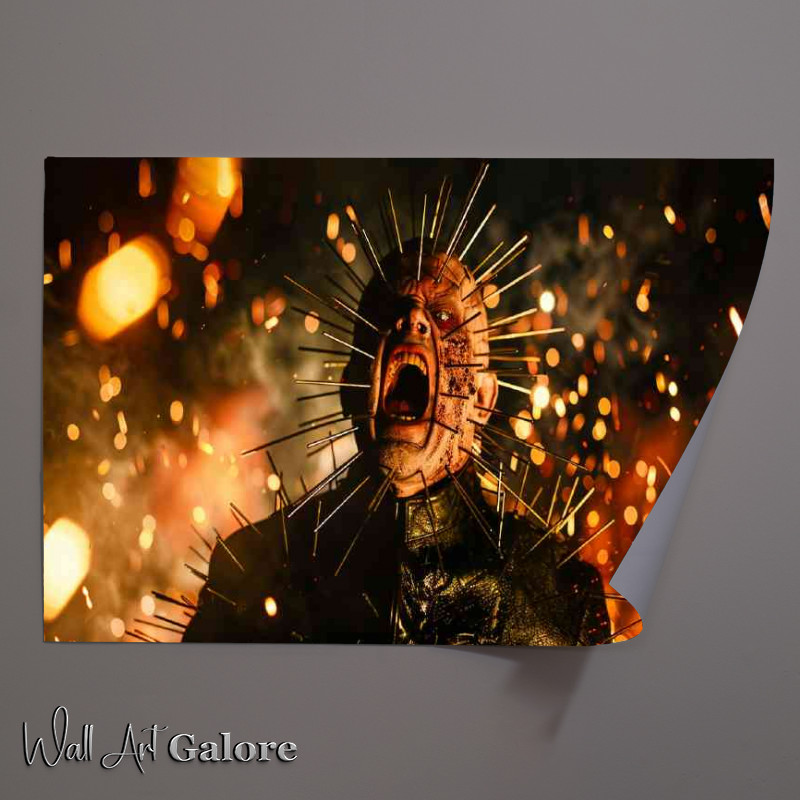 Buy Unframed Poster : (Cinematic movie poster of Hellraisers pinhead)