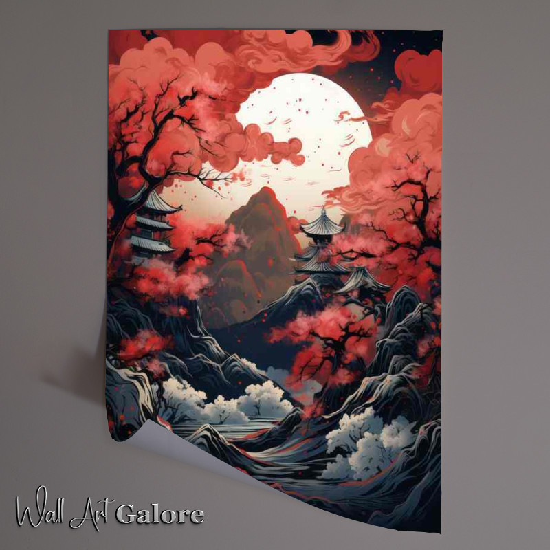 Buy Unframed Poster : (Peaks and Petals Exploring Japans Blossoming Mountains)
