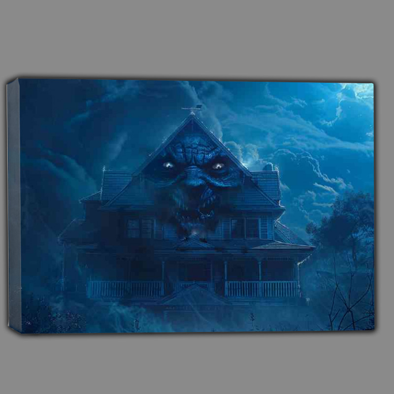 Buy Canvas : (House with an evil face)