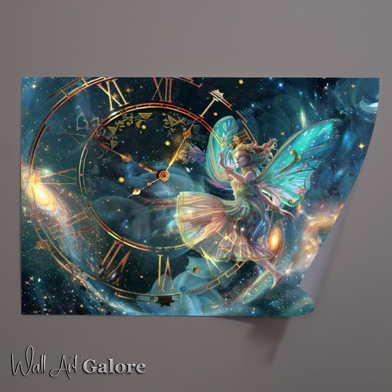 Buy Unframed Poster : (Whimsical scene of an ethereal fairy with iridescene)