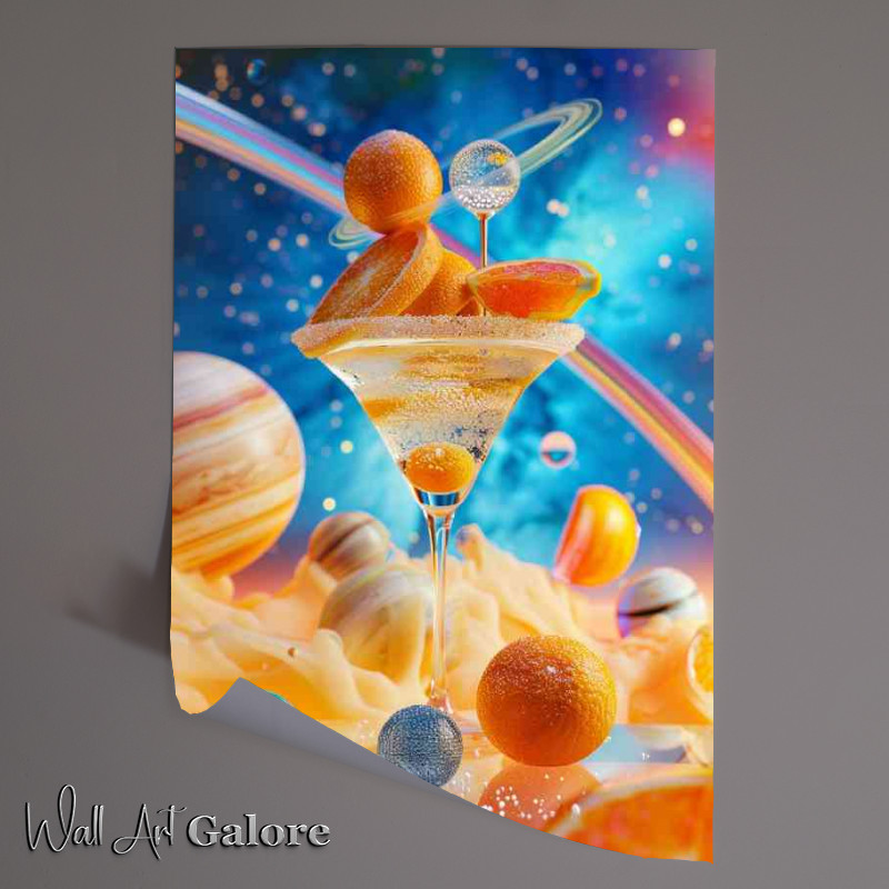 Buy Unframed Poster : (Astroid cocktail made from oranges)