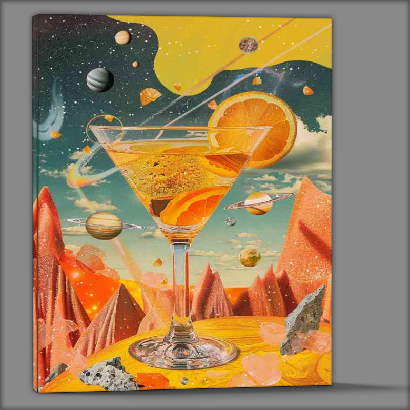 Buy Canvas : (Universe and oranges cocktails)