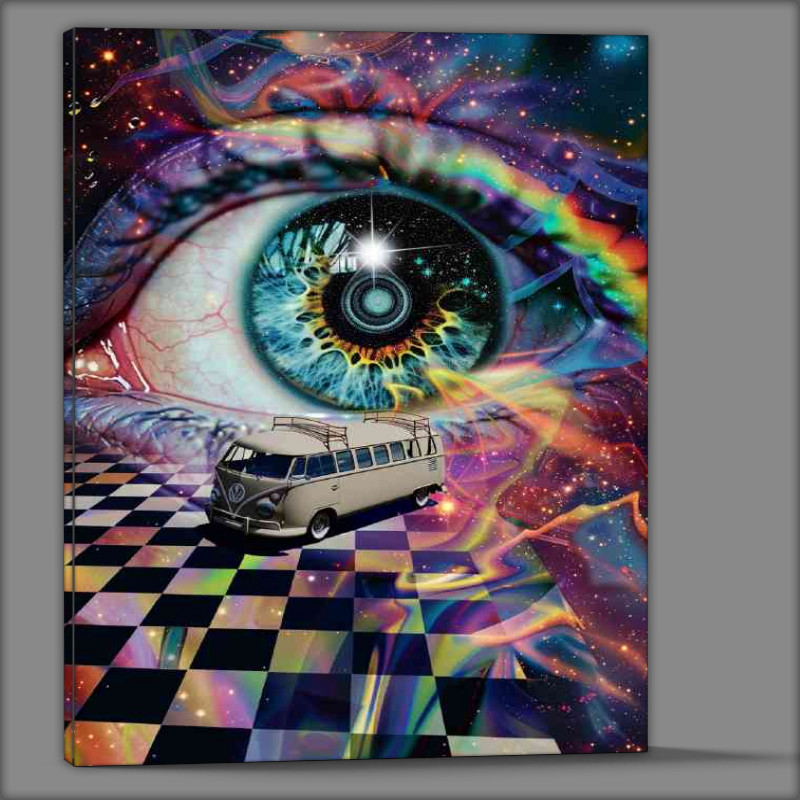 Buy Canvas : (A giant eye abstract style)