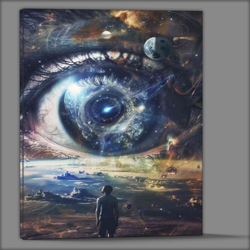 Buy Canvas : (The space eye looking)
