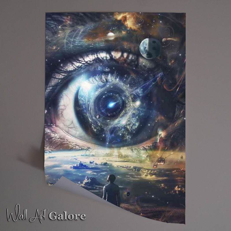 Buy Unframed Poster : (The space eye looking)
