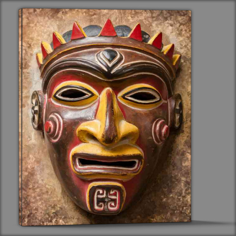 Buy Canvas : (African style mask with great detail)