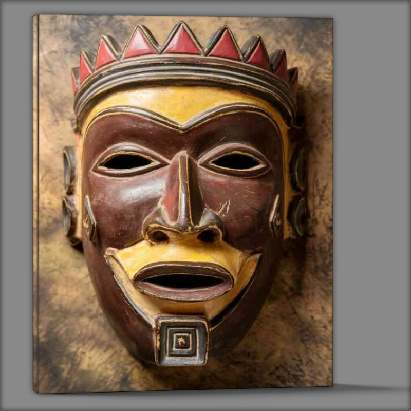 Buy Canvas : (Detailed african style mask)