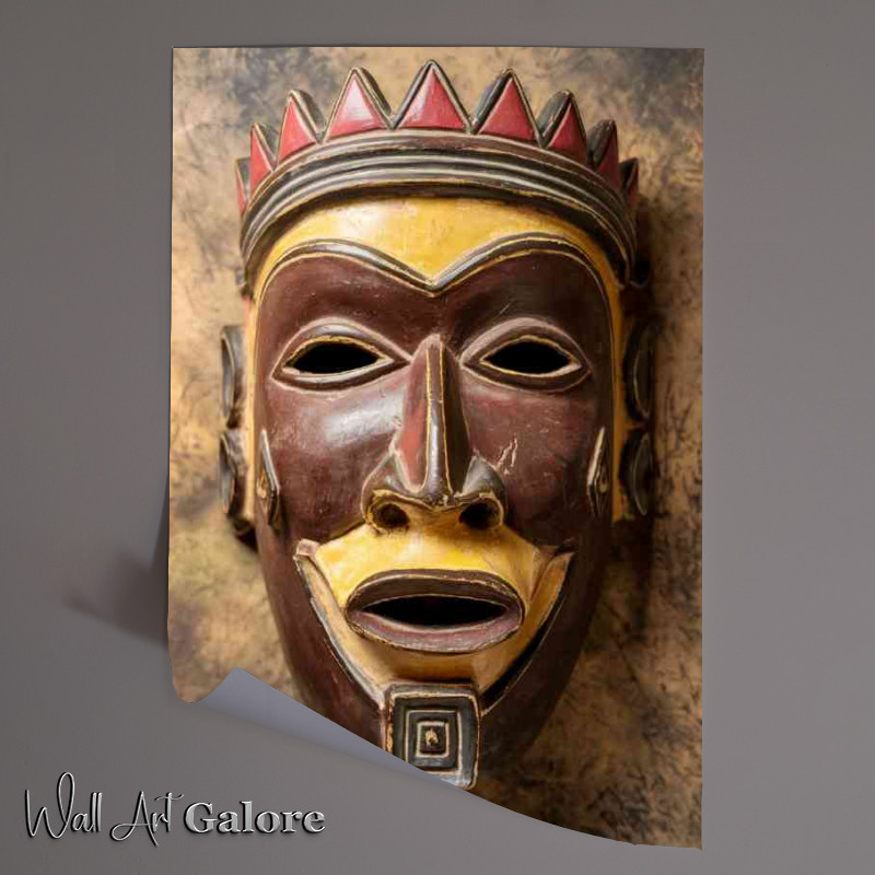 Buy Unframed Poster : (Detailed african style mask)