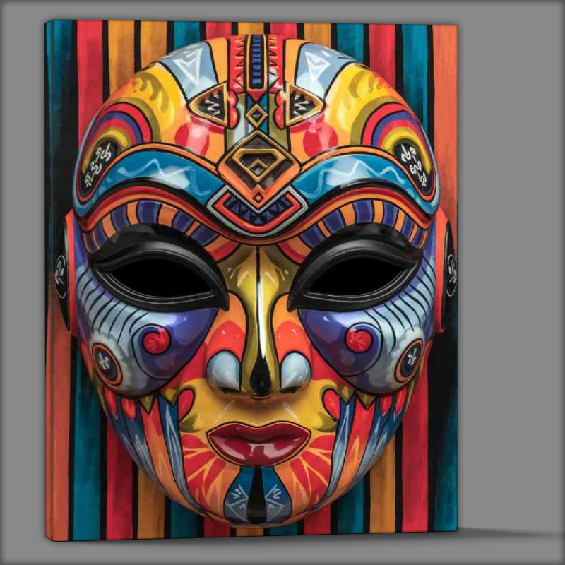 Buy Canvas : (Intricately designed mask)