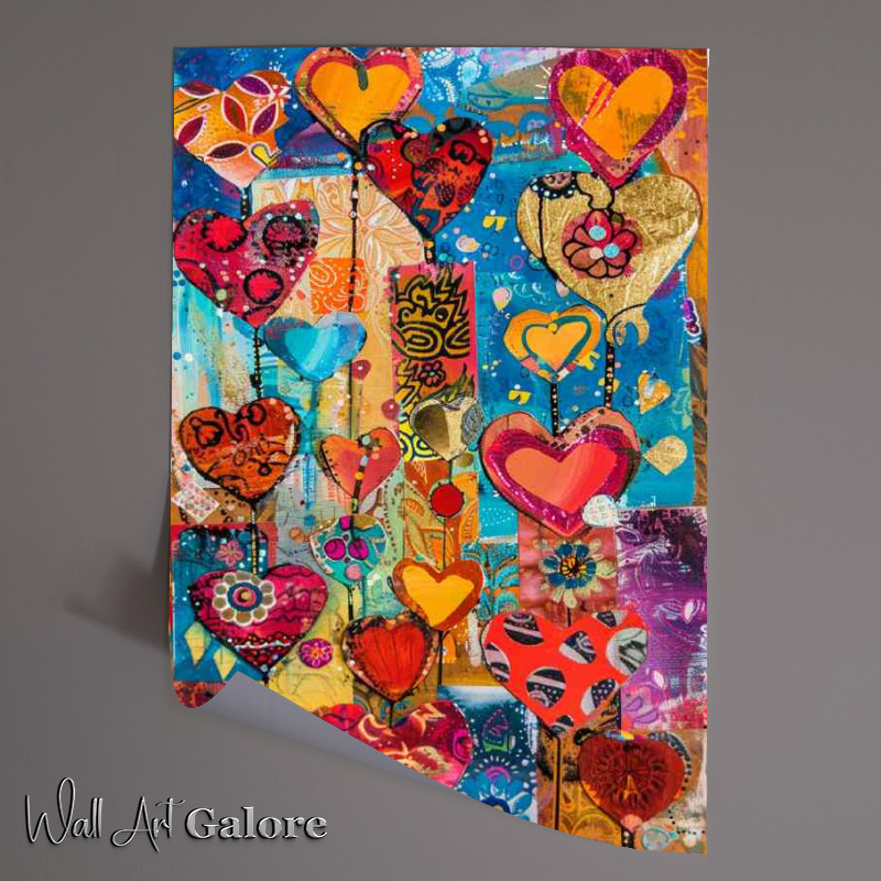 Buy Unframed Poster : (All about the love hearts)