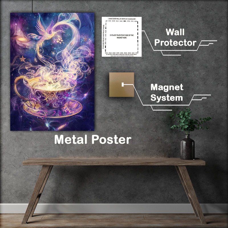 Buy Metal Poster : (Cup of magical tea please)