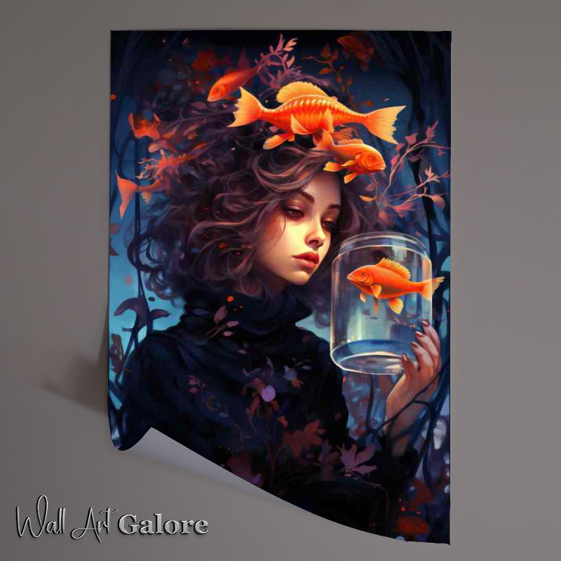 Buy Unframed Poster : (Japanese Waters A Sanctuary for Koi Enthusiasts)