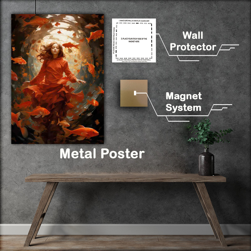 Buy Metal Poster : (The Ancient Art of Koi Keeping in Japan)