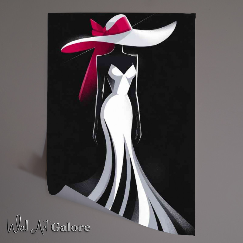 Buy Unframed Poster : (Stylized woman in the flowing dress)