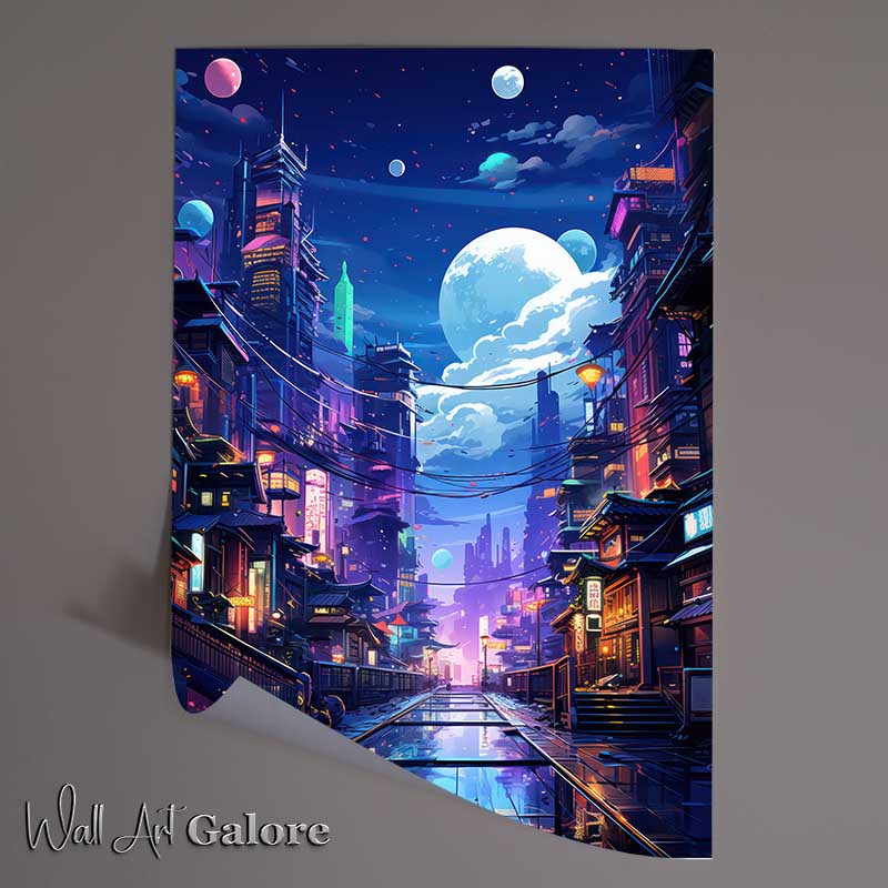 Buy Unframed Poster : (Neural Nexus Shadows)