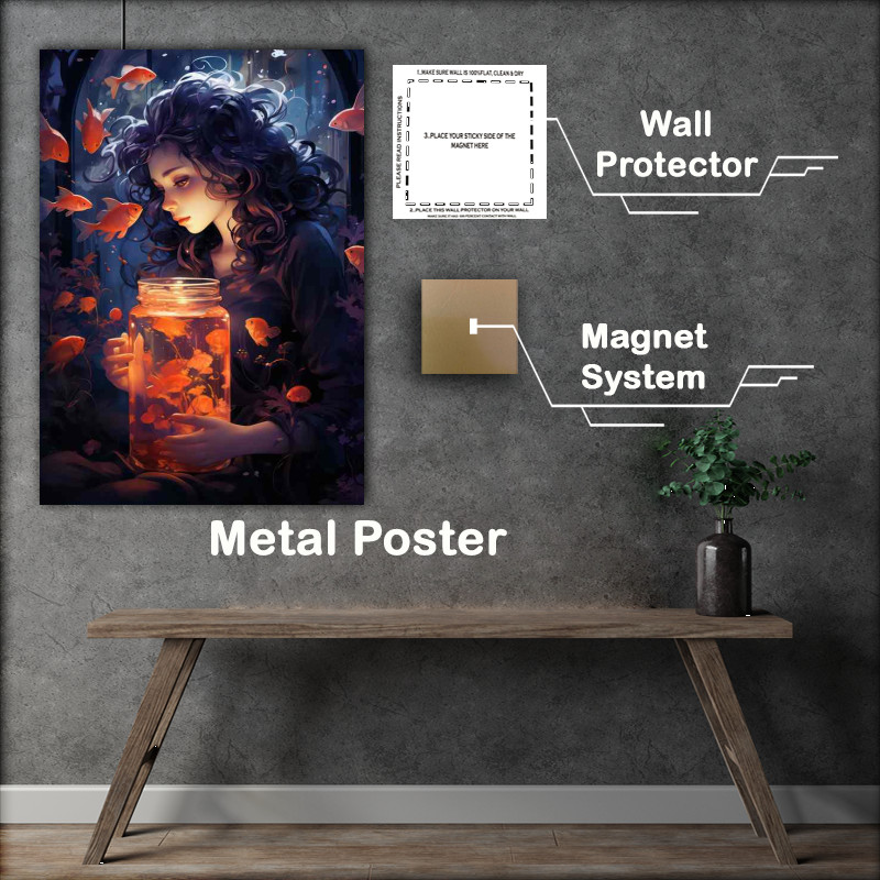 Buy Metal Poster : (The Role of Koi in Japanese Mythology)