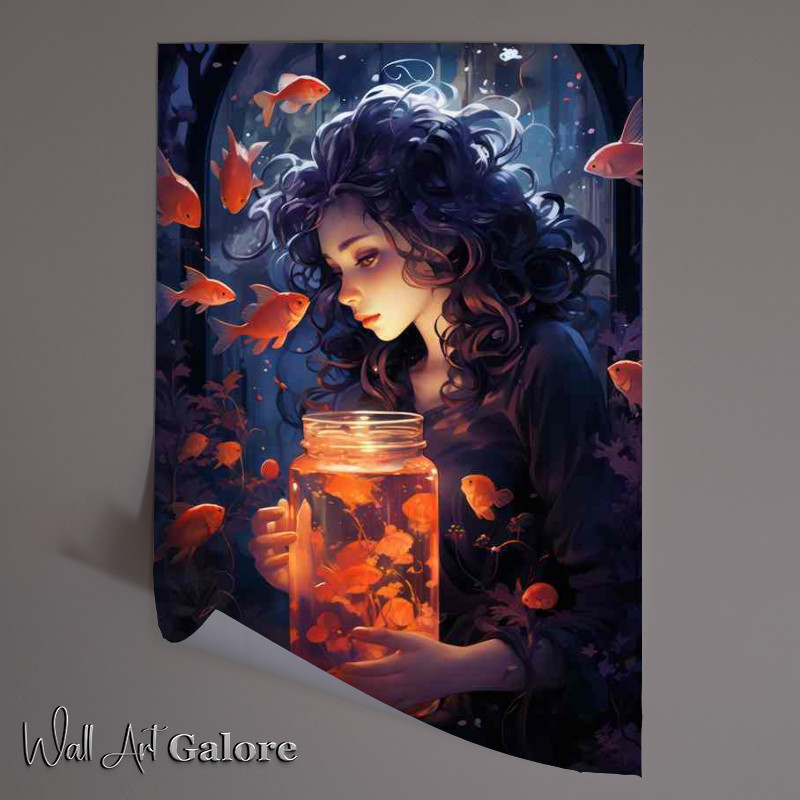 Buy Unframed Poster : (The Role of Koi in Japanese Mythology)