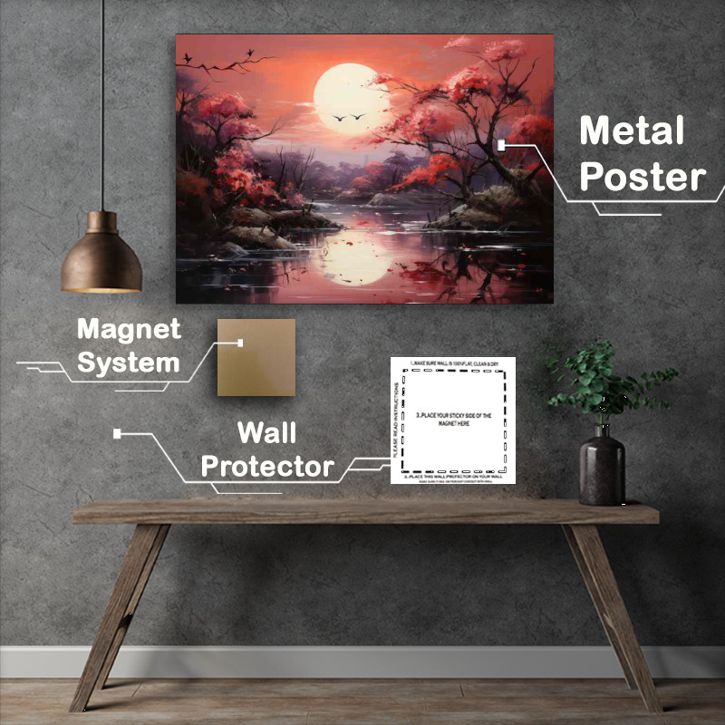 Buy Metal Poster : (Healing Waters Koi Therapy in Japan)