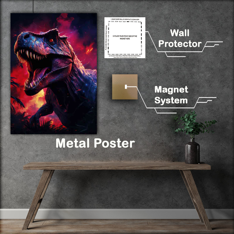 Buy Metal Poster : (Dinosaurs That Ruled the Earth)
