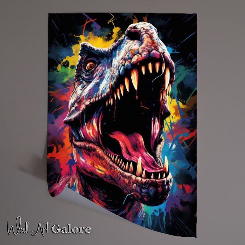 Buy Unframed Poster : (T rex the king)