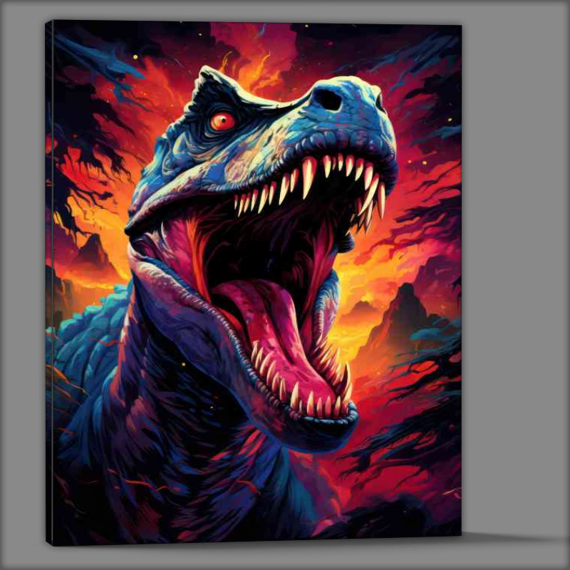 Buy Canvas : (The King of Dinosaurs)