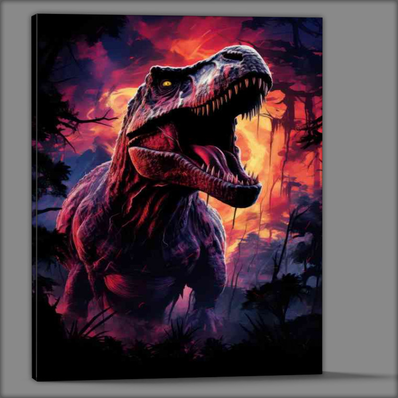 Buy Canvas : (Trex on the hunt)