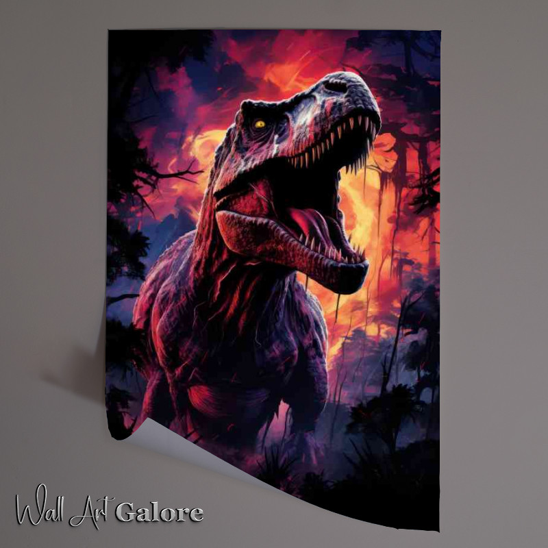 Buy Unframed Poster : (Trex on the hunt)