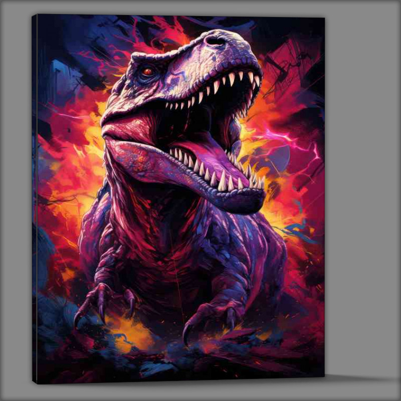 Buy Canvas : (Tyrannosaurus Rex The King of Dinosaurs)